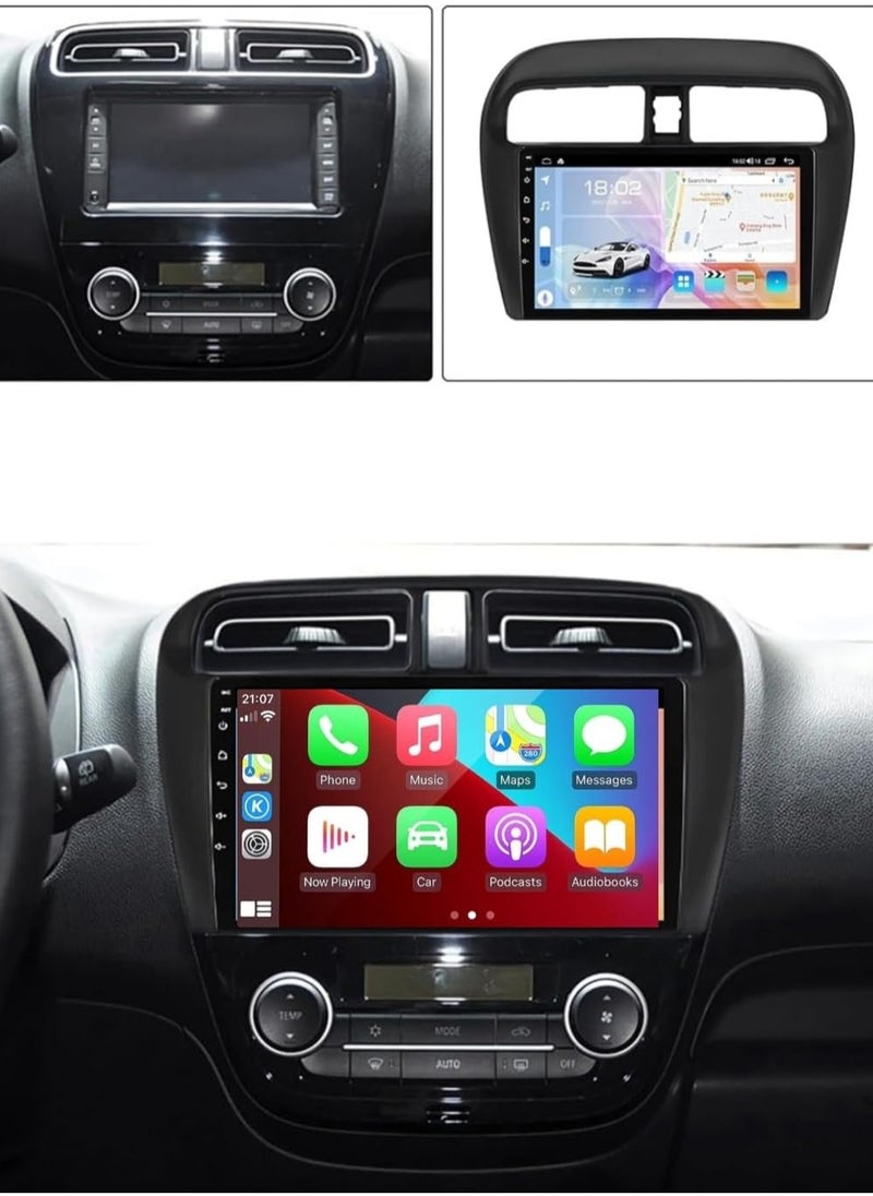 Vierex - Android Car Stereo For Mitsubishi Mirage 2012 TO 2022 Support Apple Carplay Android Auto Wireless Bluetooth USB Video Audio Playback DSP Radio GPS AHD Camera Included - Image 1