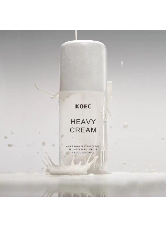 KOEC 50ml Heavy Cream Body and Hair Fragrance Mist Body Mist Spray Travel Size Long Lasting Perfume Haircare Refreshing Moisturizing Hydrating Soft Hair Care Spray - Image 2