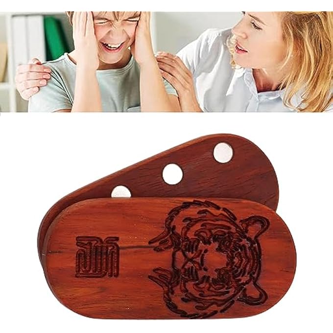 Cryfokt Decompression Toy, Exquisite Workmanship Finger Stress Relief Slider Relaxing Wood for Office for Youth (#4) - Image 3