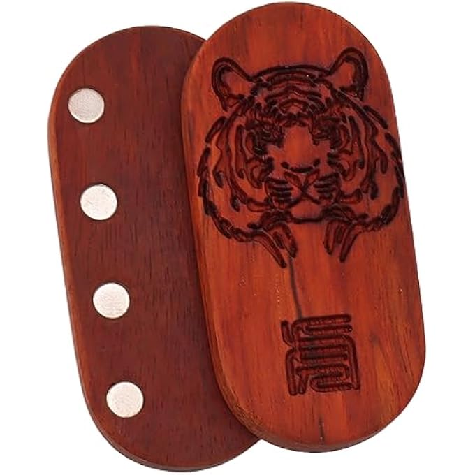Cryfokt Decompression Toy, Exquisite Workmanship Finger Stress Relief Slider Relaxing Wood for Office for Youth (#4) - Image 5