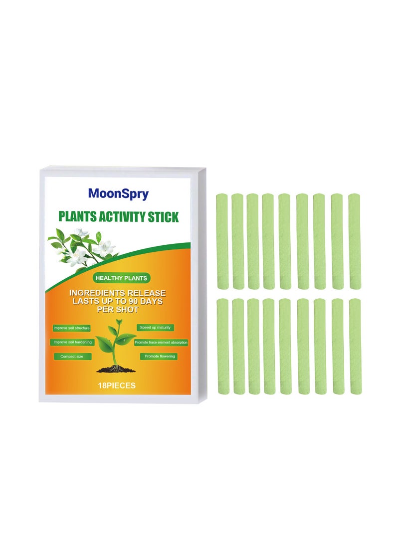 SYOSI أعمدة سماد نباتي بطيء الإطلاق، غذاء نباتات داخلية وخارجية للنباتات المنزلية، الأوركيد، النباتات في الأص pots، الخضروات، والزهور، سبايك غنية بالمغذيات للنمو - Image 1