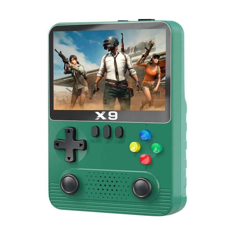 Derovan X9 3.5″ Retro Mini Handheld Game Console – 64 GB Storage, 15,000 Built-In Games, 3D Joystick, TV-Out, Perfect Children’s Gift - Image 1