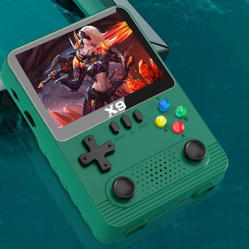 Derovan X9 3.5″ Retro Mini Handheld Game Console – 64 GB Storage, 15,000 Built-In Games, 3D Joystick, TV-Out, Perfect Children’s Gift - Image 5