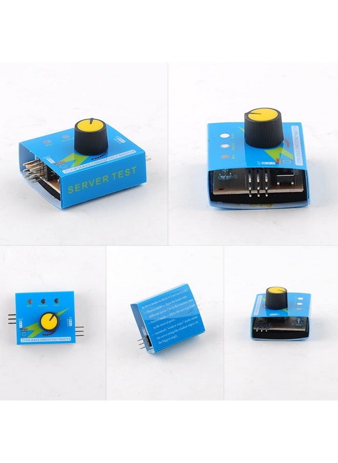 Wishiot - 4 Cell Aa Battery Holder Case With Jr Connector 2P Black Red Wire + 3Ch Digital Servo Tester Esc Speed Controller Checker Ccpm Servo Consistency Master For Helicopter Car Boat Robot Servo - Image 1