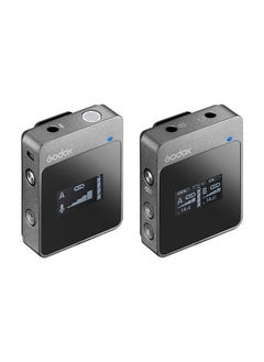 نظام الميكروفون اللاسلكي Godox MoveLink M1 2.4G (1 جهاز إرسال + 1 جهاز استقبال) نطاق فعال 50 متر بطارية مدمجة