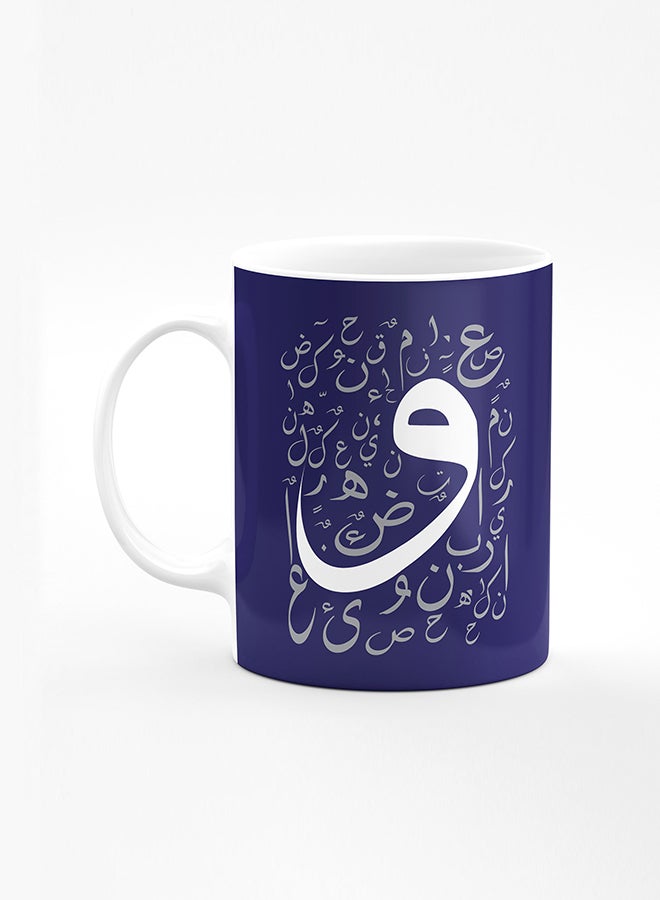 ستايلايزد كوب قهوة مطبوع مصمم بمقبض شديد التحمل 11 أونصة أكواب هدايا شخصية من السيراميك [آمن للاستخدام في الميكروويف ومقاوم للغسل في غسالة الصحون] - طباعة رخامية أسود - Image 1