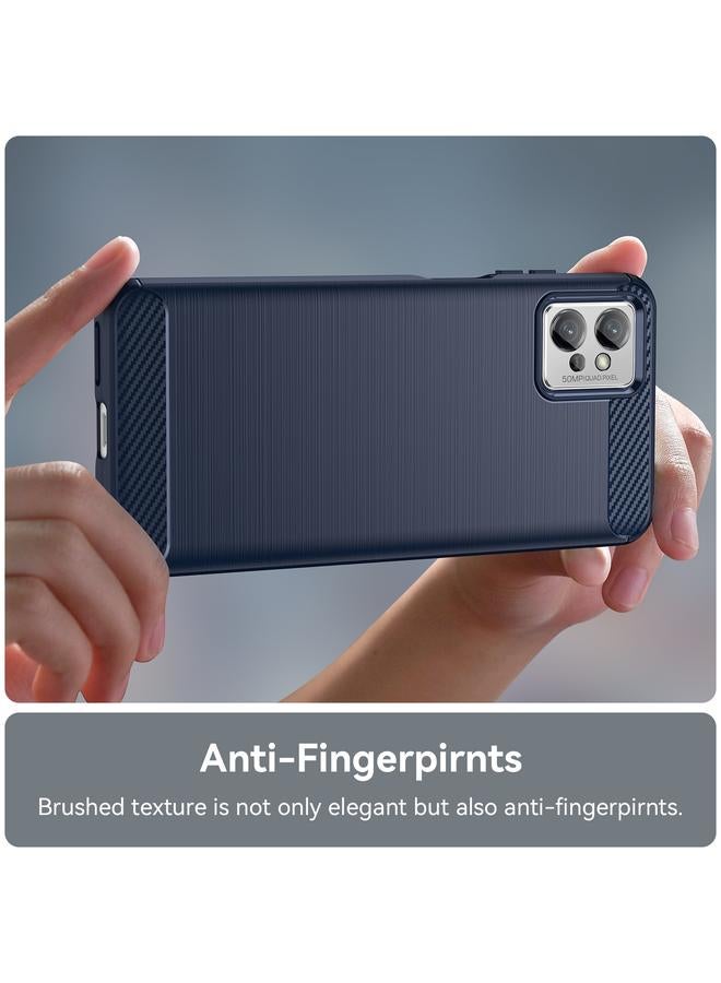 اس-توب جراب لهاتف Motorola Moto G32 مصنوع من ألياف الكربون المصقولة TPU - Image 5