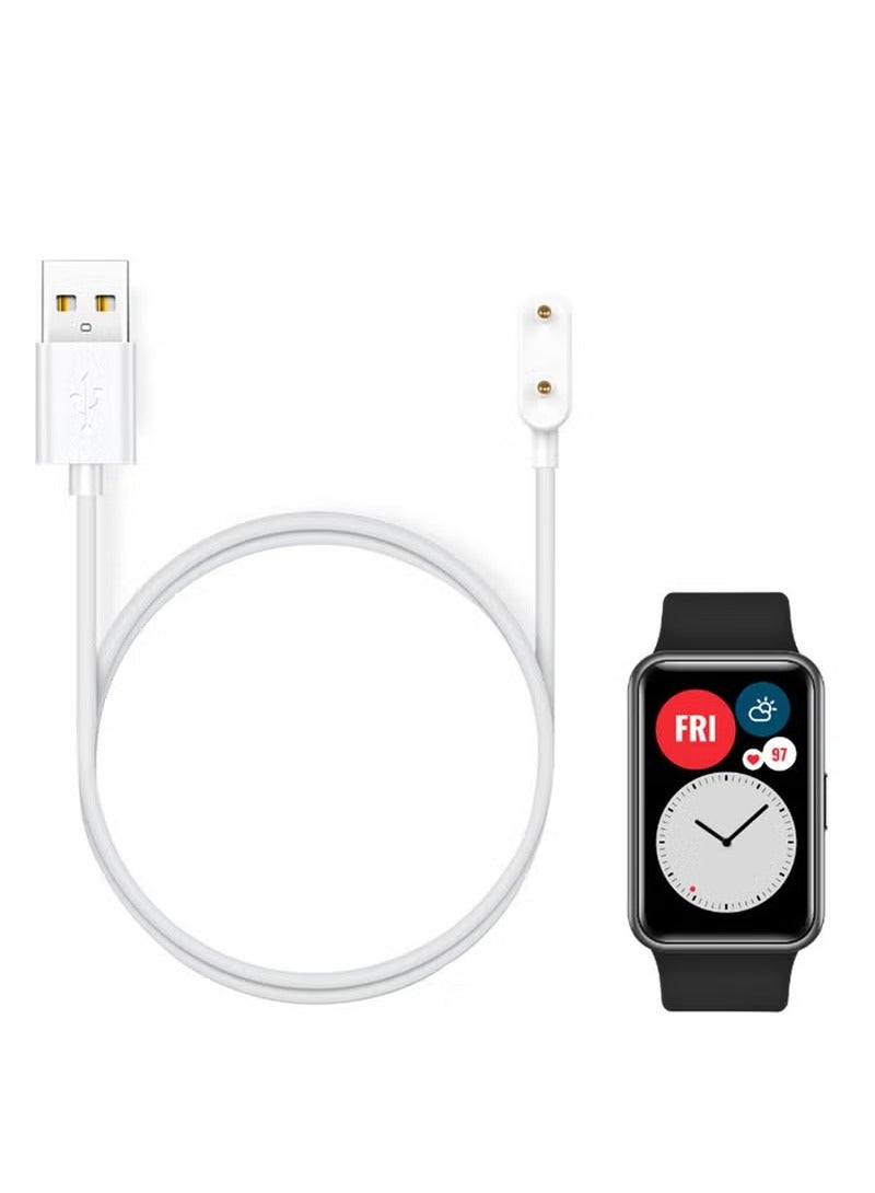 keloray Charger Compatible with Huawei Watch Fit 3/2/Fit/Mini/New, Huawei Band 10/9/8/7/6/6 Pro, Honor Band 9/7/6 - Magnetic Charging Dock with 100 cm USB Charging Cable - Image 4