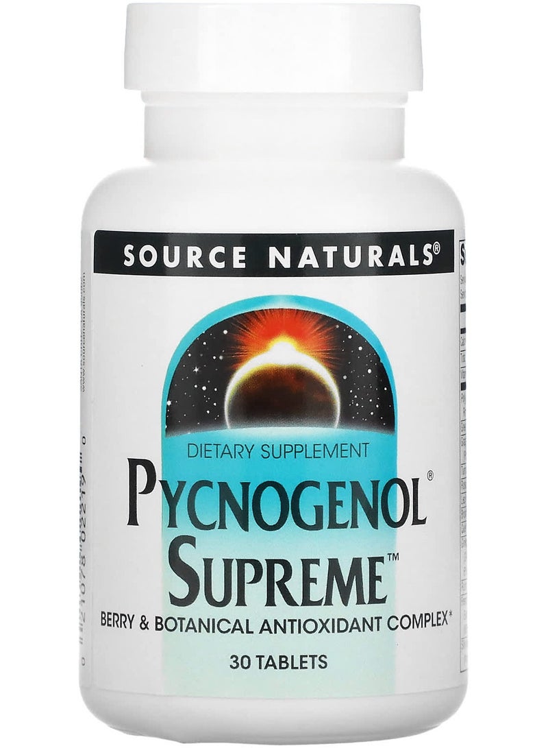 Pycnogenol Supreme, 30 Tablets