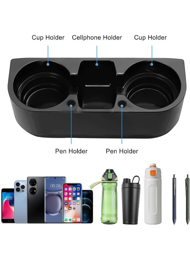 EEEKit Car Cup Holder, Car Seat Seam Wedge Cup Holder, Cell Phone Holder, Food Drink Bottle Mount Stand, Storage Organizer Multifunction Glove Box Car Accessories - Image 2