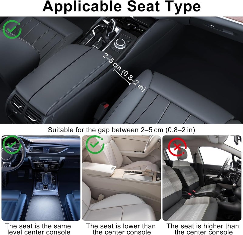 EEEKit Car Cup Holder, Car Seat Seam Wedge Cup Holder, Cell Phone Holder, Food Drink Bottle Mount Stand, Storage Organizer Multifunction Glove Box Car Accessories - Image 5