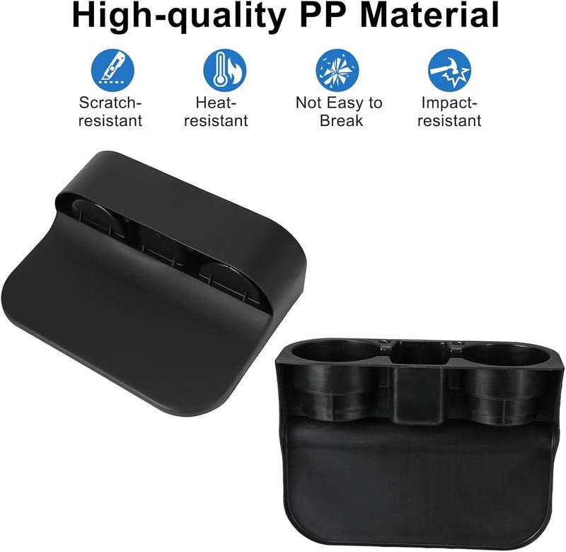EEEKit Car Cup Holder, Car Seat Seam Wedge Cup Holder, Cell Phone Holder, Food Drink Bottle Mount Stand, Storage Organizer Multifunction Glove Box Car Accessories - Image 4
