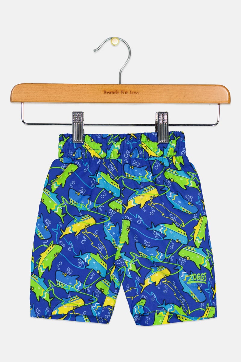 ZOGGS Toddlers Boy Graphic Print Board Shorts, Multicolor - Image 2