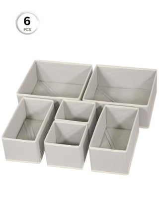 Clothes Drawer Storage Organizer Boxes 6 Pieces Drawer Organizer Tray Dividers Using For Socks Underwear Accessories Pajamas Baby Cloths - pzsku/Z98C4B9AC39D7DC342C8DZ/45/_/1719220658/c057d806-9619-4921-a47b-d97fde164cd5