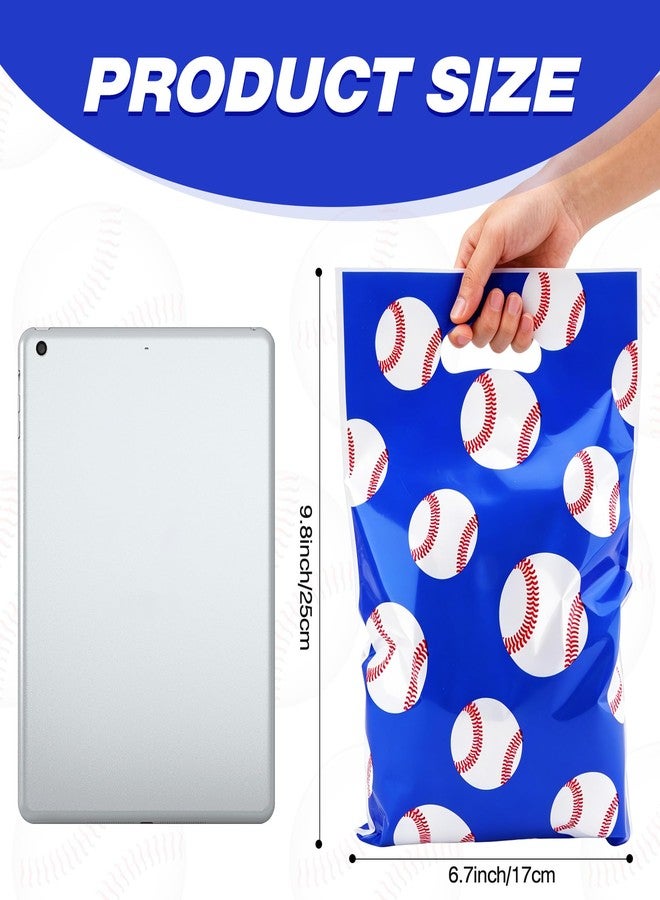 Nelisylux Baseball Goodie Bags Party Favors, Soccer Gift Bags, 50 Pcs Baseball Snack Bags for Team Goody Candy Treat Bags Baseball Themed Party Favors Festival Birthday Theme Sports Events Decoration Supplies - Image 3