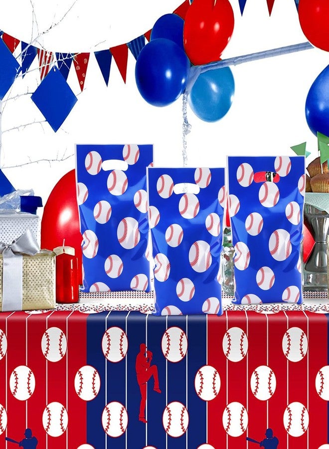 Nelisylux Baseball Goodie Bags Party Favors, Soccer Gift Bags, 50 Pcs Baseball Snack Bags for Team Goody Candy Treat Bags Baseball Themed Party Favors Festival Birthday Theme Sports Events Decoration Supplies - Image 5