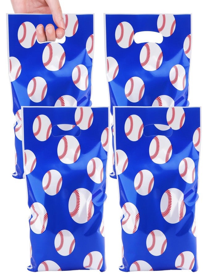 Nelisylux Baseball Goodie Bags Party Favors, Soccer Gift Bags, 50 Pcs Baseball Snack Bags for Team Goody Candy Treat Bags Baseball Themed Party Favors Festival Birthday Theme Sports Events Decoration Supplies - Image 1