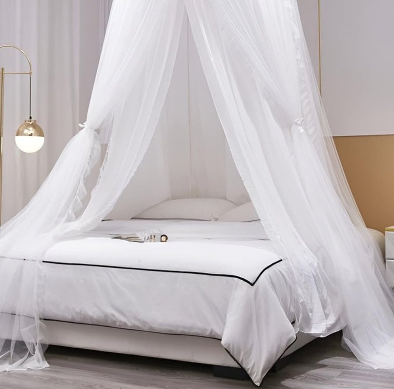SpecialYou.in Special You Canopy Tent for Decoration, Canopy for Bedroom, Unstitiched White net Cloth for Decoration 5 mtr Long, Aesthetic Room Decor, Backdrop for Decor - Image 2
