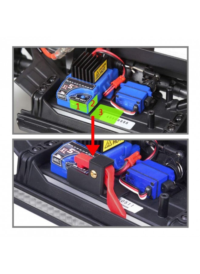 XIND ELE. ESC Easy Start Trigger Power Switch Kit for TRX4 1/10 RC Trail Crawler Truck Accessory - Image 1