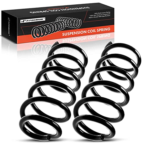 A-Premium 2Pcs Rear Suspension Coil Spring Set Compatible with Mini R50 R53 Cooper 2002-2006, Driver and Passenger Side, Replace# 33536756654, 33536758356 - Image 1