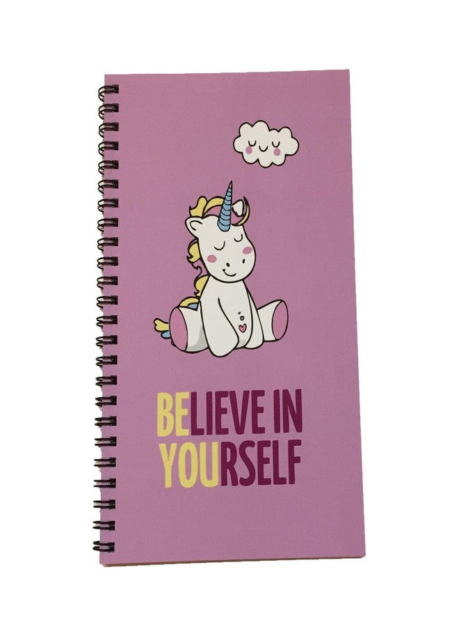 Macro Believe in Yourself Unruled Spiral Notebook - Image 3