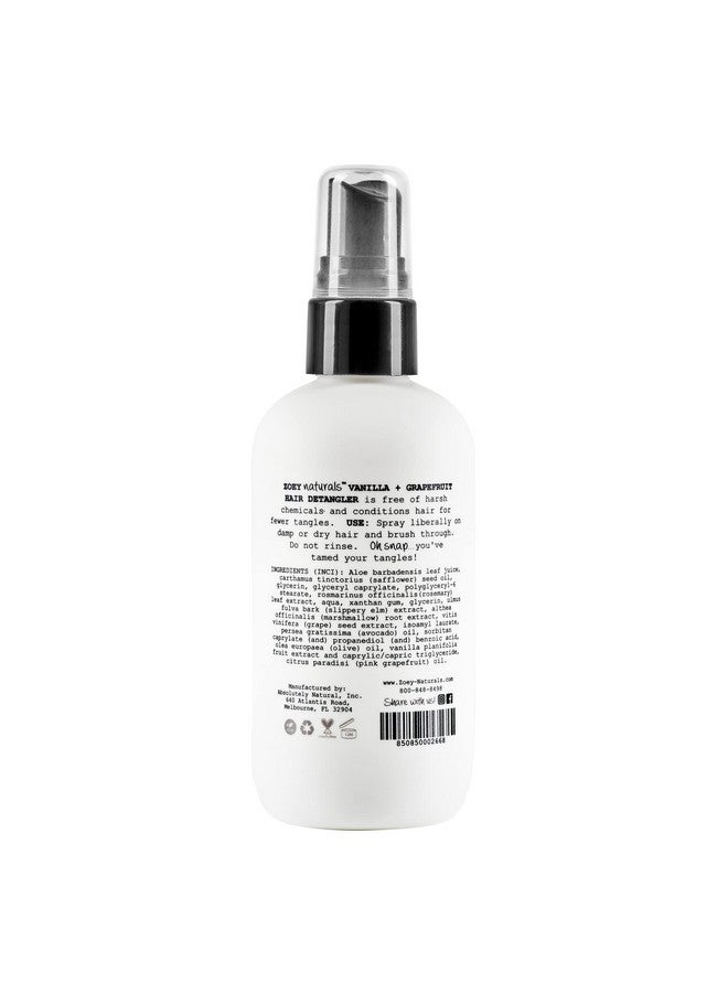 Absolutely Natural زوي ناتشورالز بلسم الشعر بالفانيليا والجريب فروت للأطفال علاج مكثف للشعر للأطفال خالي من القسوة صنع في الولايات المتحدة - Image 3