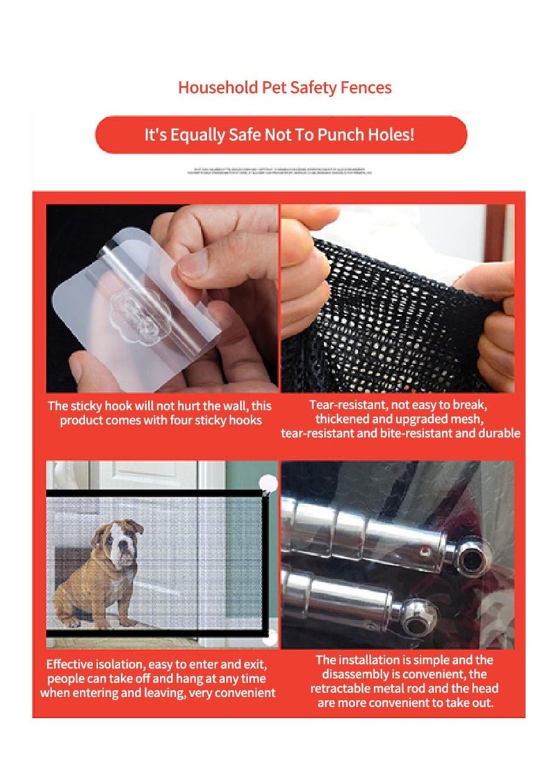 Sharpdo - Fence Isolation Fence Transparent Car Window Balcony Protective Fence Isolation Net - Image 1