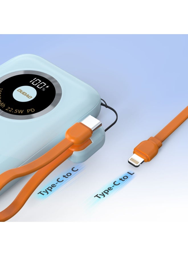 DUDAO K21-BL 22.5W PD 10000MAH POWER BANK -BLU - Image 2