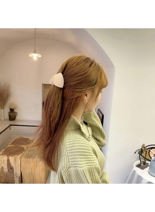 Plenteous Hair Claw Clips, Non slip Hair Clip, 1.8" Small Hair Clips，Strong frosted hair clips women, 3 pc of hair claws in different colors，Simple, elegant and durable - Multi Color. - Image 5