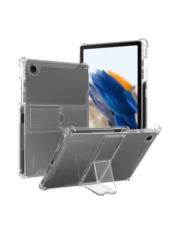 لسامسونج غالاكسي تاب A9 غطاء الحالة، فلاش شفاف رقيق جدا غطاء واقي صلب مقاوم للصدمات مع قوس، قوس مدمج، TPU الداخلية المضادة، واضح - Image 1