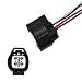 AUTO Occasion Oxygen Sensor Connector O2 Sensors Wiring Harnesses Plug Kit 4Way with 77 Compatible with Prizm ES GS LX NX 4Runner Camry Pickup RAV4 Sequoia Tacoma T100 Tercel 9098011028 - Image 2