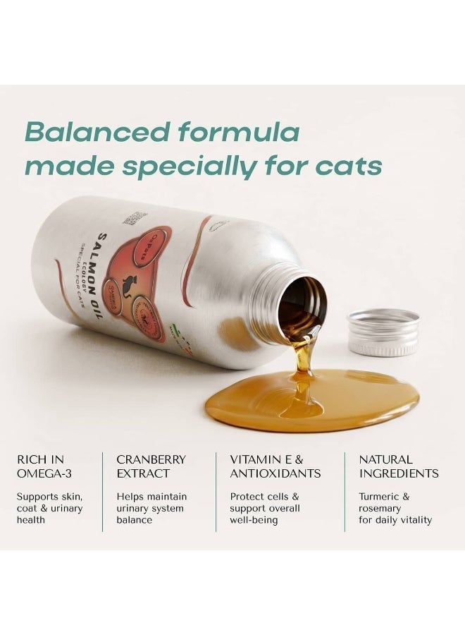 O2pets O2 PETS Omega Platinum for Cats Wild Caught Norwegian Salmon Oil Supplement – Pure Omega 3 for Cats Protect Urinary, Skin and Coat Health - Image 3