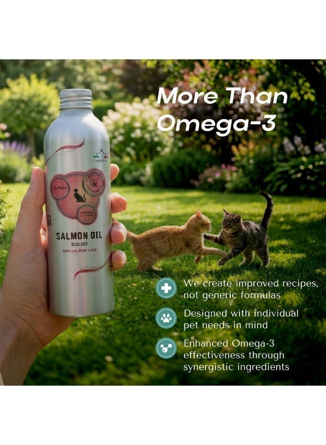 O2pets O2 PETS Omega Platinum for Cats Wild Caught Norwegian Salmon Oil Supplement – Pure Omega 3 for Cats Protect Urinary, Skin and Coat Health - Image 5