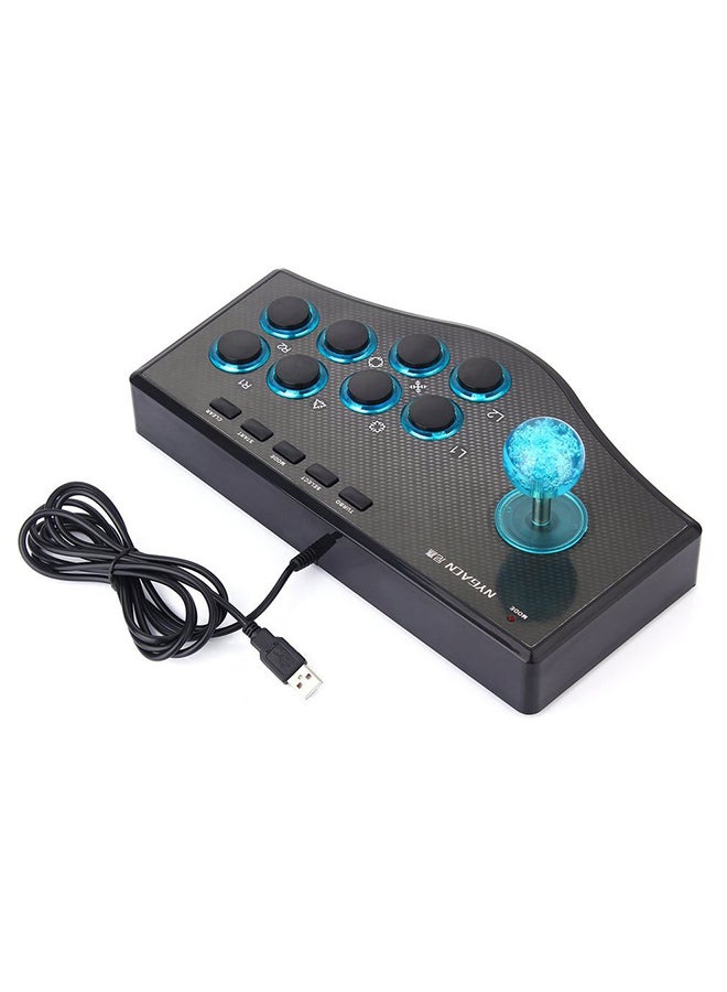3 In 1 USB Wired Game Controller Arcade Fighting Joystick Stick Gaming Console - Image 2