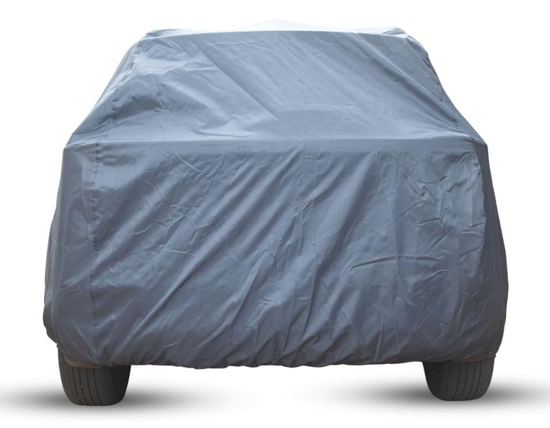 ULTRA SHIELD Storm Grey Series Water Resistant Car Body Cover for Hyundai Venue with Mirror & Antenna Pockets | Triple Stitched, Elastic, Custom Fit, Heat Resistant, Anti-Dust, All-Weather Cover - Image 4