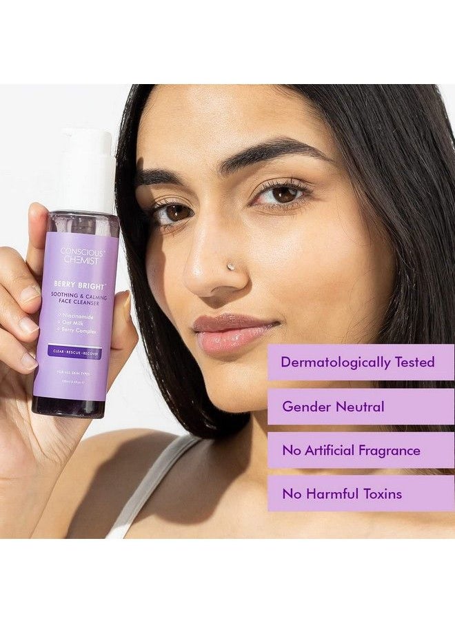 CONSCIOUS CHEMIST - Brightening Double Cleansing Kit; Oil Cleanser & Pore Refining Face Wash; Niacinamide & 100% Plant Origin Oils; Vegan & Cruelty Free; Pack Of 2 - Image 1