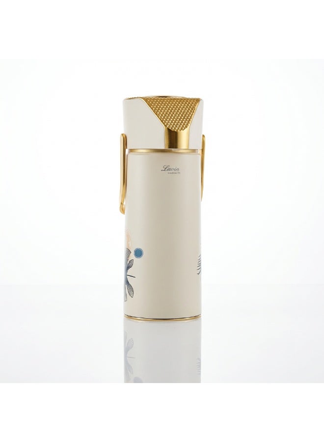 Lavin vaccum flask 1Liter Airport / Glass Inner Thermos /Long Heat Retention / Hot&Cold /HB - Image 2