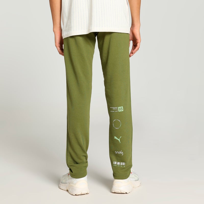 PUMA one8 Core Mens Green Knitted Slim Fit Pants - Image 4