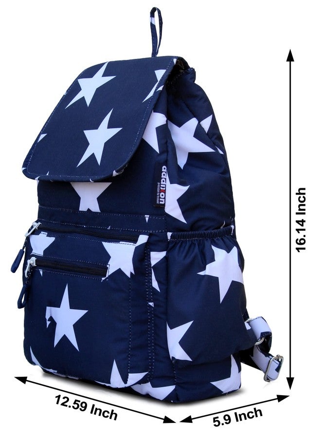 addixon Small 10 L Backpack Backpack for school college tution casual travel for girls (Navy Blue) - Image 5