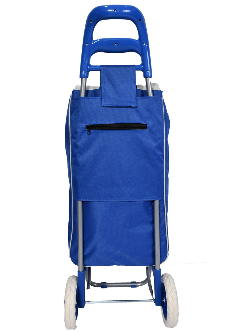 MORANO Grocery Shopping Cart Two Wheels Folding Portable Shopping Cart 20 Inch  - Image 4