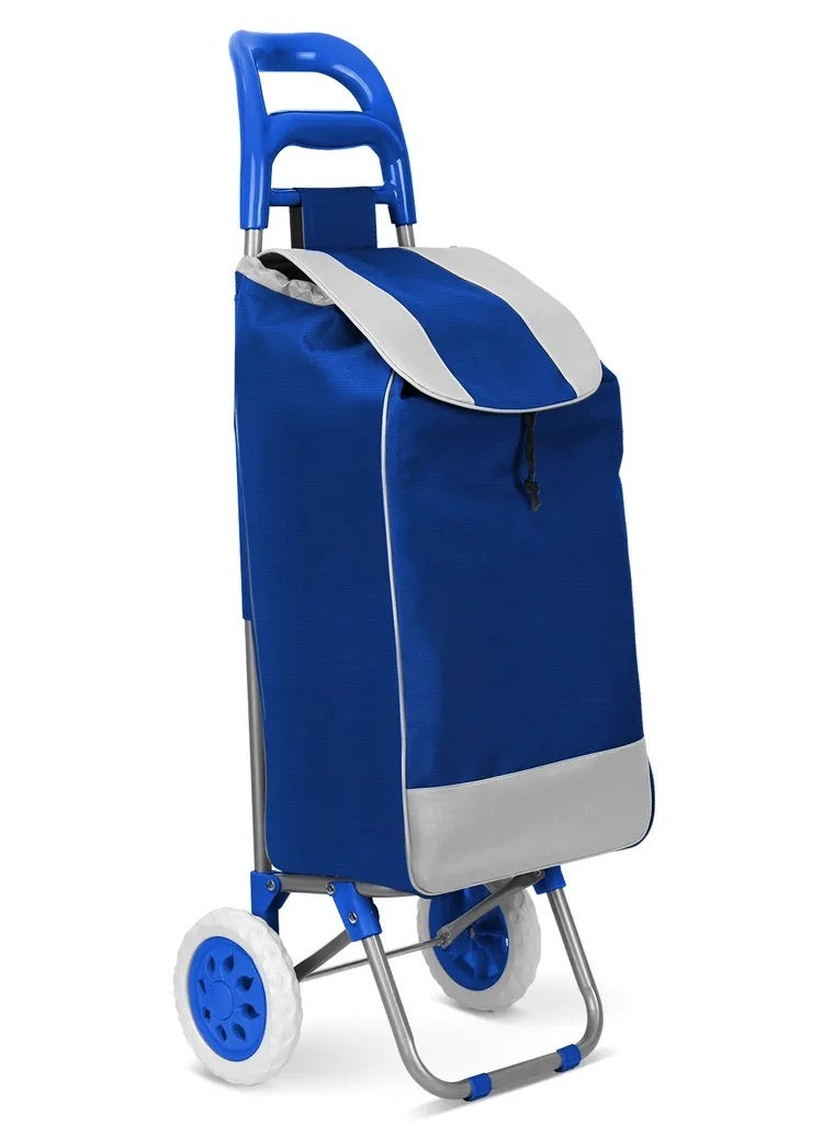 MORANO Grocery Shopping Cart Two Wheels Folding Portable Shopping Cart 20 Inch  - Image 1
