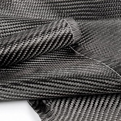 Caliwill Carbon Fiber Fabric Roll 6.5ft x 12”Fabric Mesh Carbon Fiber Cloth Carbon Fiber Sheet Pure Fabric Roll for Cars for Structural Reinforcement on Concrete Walls, Basements, Boats DIY Projects - Image 2