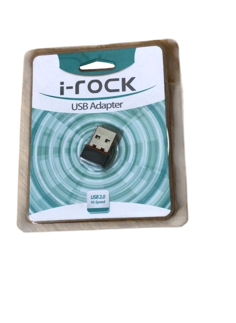 I-Rock Mini USB Wi-Fi Adapter – Wireless Internet Connection for Laptops and Desktops  - Image 1