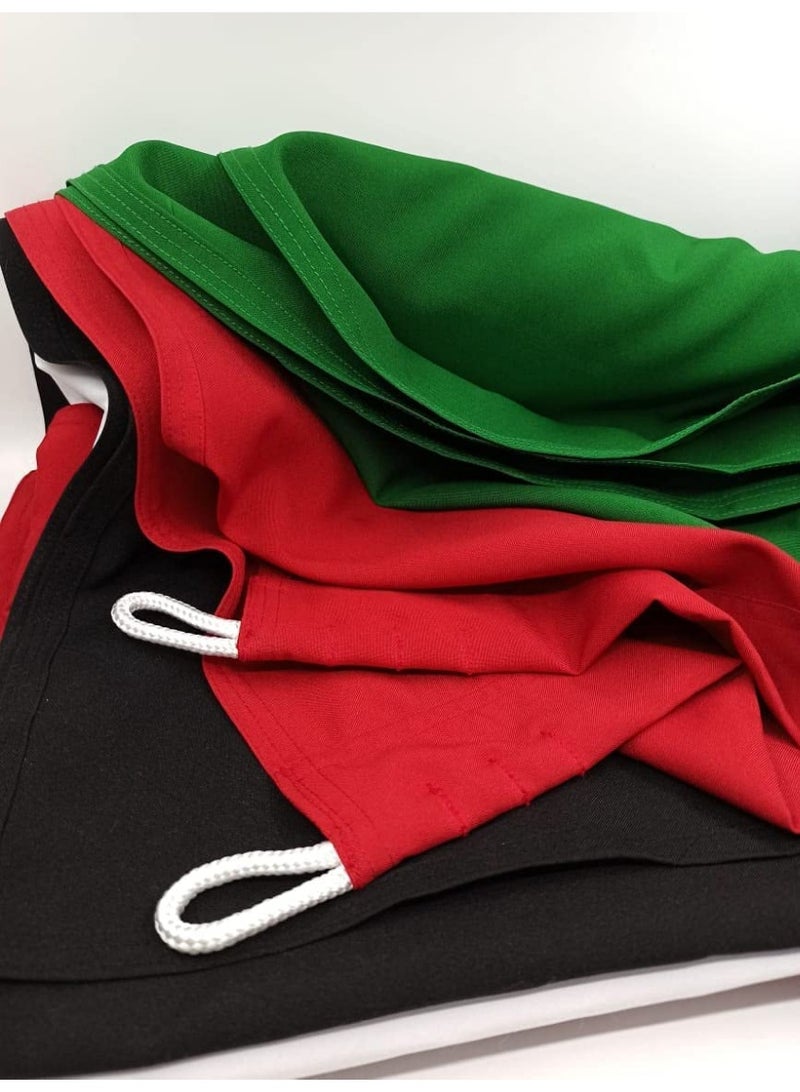 UAE Flag, 2 Meters Long, Stitched Polyester, Durable Indoor & Outdoor Use - Image 4