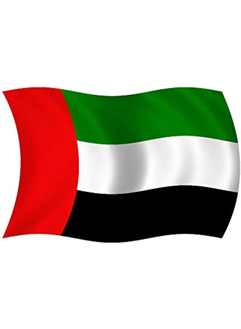 UAE Flag, 2 Meters Long, Stitched Polyester, Durable Indoor & Outdoor Use - Image 3