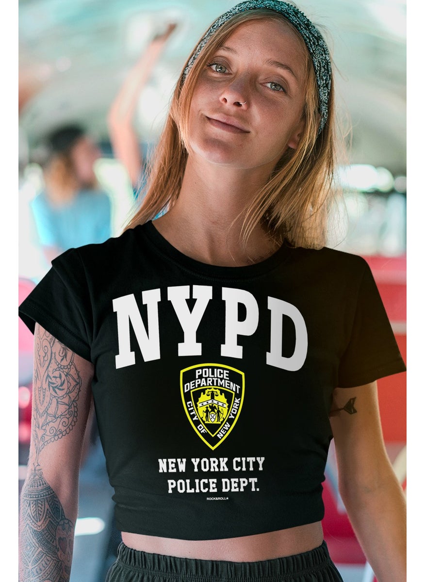 تي شيرت نسائي قصير أسود اللون من Rock&Roll Rock & Roll Nypd - pzsku/Z98C5B1D4A58020CF41DFZ/45/_/1725789982/b6ee5c35-2259-45f1-9e36-8ecd00737d52