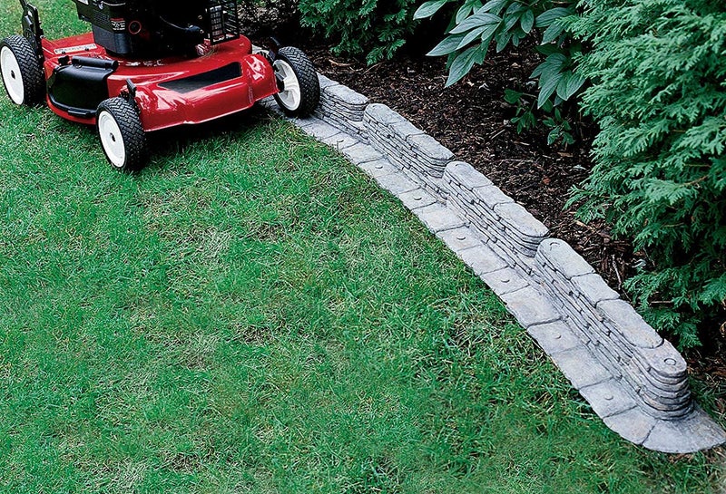 Emsco Group 2032HD Bedrocks Trim-Free Gray, 20 Feet â€“ Natural Stacked Slate Design Garden Lawn Edging - Image 4
