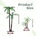 Gtziqa Palm Tree Cake Topper 16 Pcs Mini Fake Palm Tree Decor Miniature Coconut Trees Model Artificial Tropical Rainforest Greenery Plant Decoration for Micro Aquarium Garden Building Landscape Sandbox - Image 4