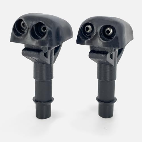 Click&Fit Adjustable Windshield Washer Nozzles compatible with Mitsubishi Lancer 1995-2017, Eclipse MK2 1995-1999, 3000GT 1990-2000, Montero 1991-2006 – Wiper sprayers jet replaces 8265A083, 2pcs - Image 3
