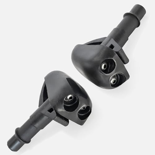 Click&Fit Adjustable Windshield Washer Nozzles compatible with Mitsubishi Lancer 1995-2017, Eclipse MK2 1995-1999, 3000GT 1990-2000, Montero 1991-2006 – Wiper sprayers jet replaces 8265A083, 2pcs - Image 5